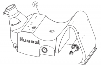 Lagler Hummel - корпус станины [30] (арт.100.01.00.100)