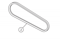 Lagler Hummel - клиновой приводной ремень 17х875мм [2] (арт.000.70.17.092)