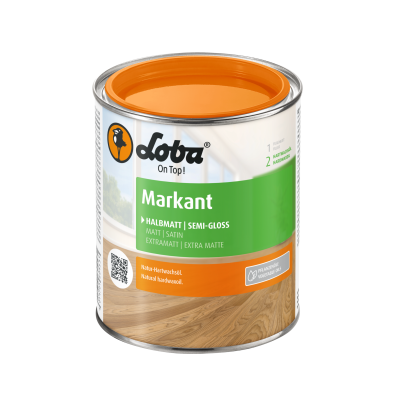 Markant (LOBA) Натуральное масло с твёрдым воском (бесцветное экстра-матовое) 