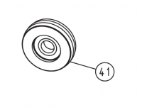 Lagler Hummel - боковое колесо [41] (арт.100.05.29.100)