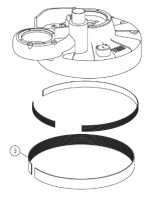 Пылеуплотнительная лента в рулоне 50м Trio (LAGLER) [3] (арт. 900.01.50.105)