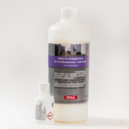 Platinum Nature Feeling (IRSA) 2К водный полиуретановый лак (натуральным цвет) 0.9-0.045л.